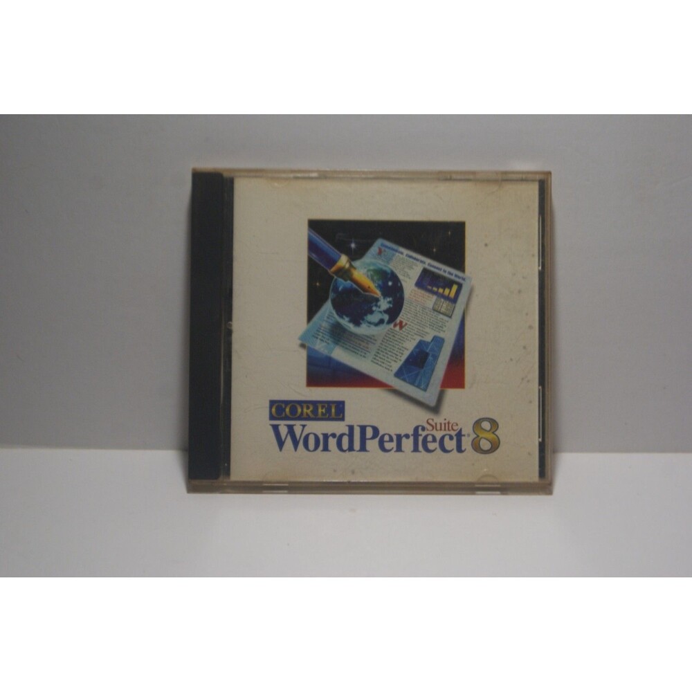 Corel Wordperfect 8 1997 Office Collectible Software